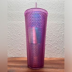 Pink Iridescent Disneyland x Starbucks Studded Cup
